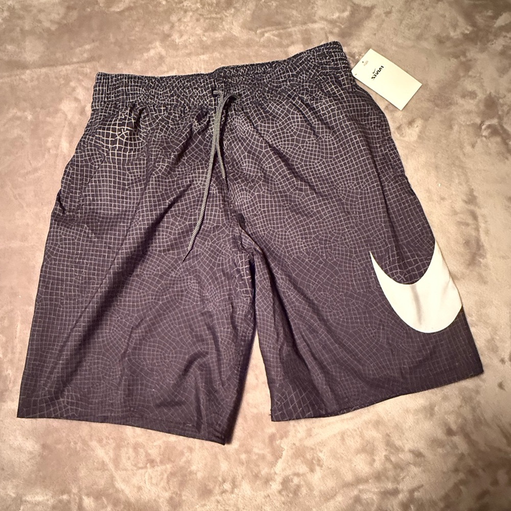 Nike Swoosh Breaker Black Shorts